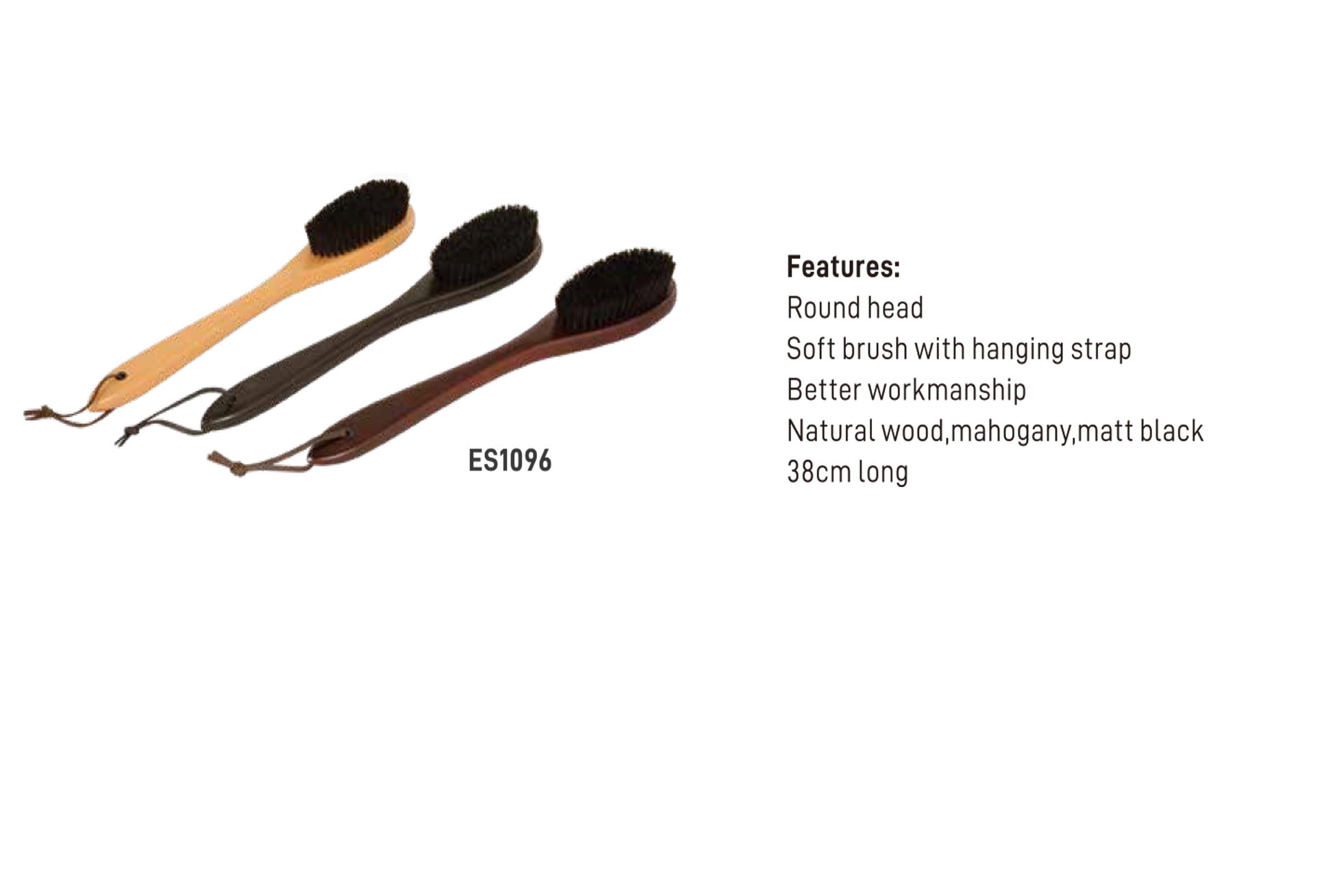 ES1096 Natural wood,mahogany,matt black , ES1097 / ES1098 Natural wood,mahogany,matt black