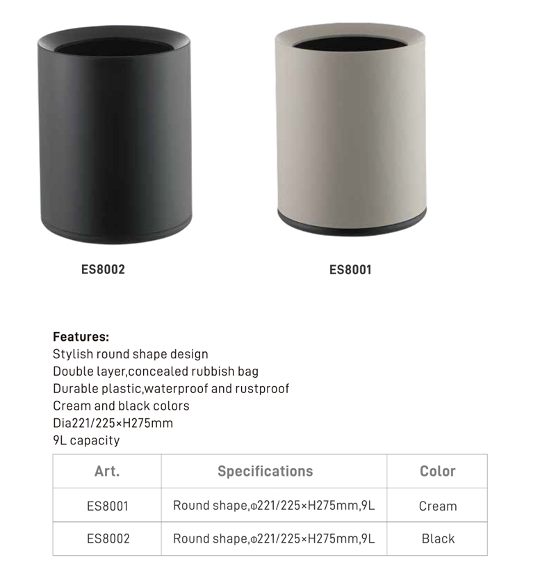 ES8001 Cream ,ES8002 Black