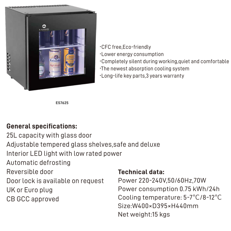 ES7625 Reversible door