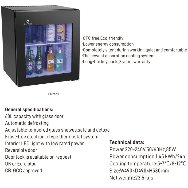 ES7660 Reversible door