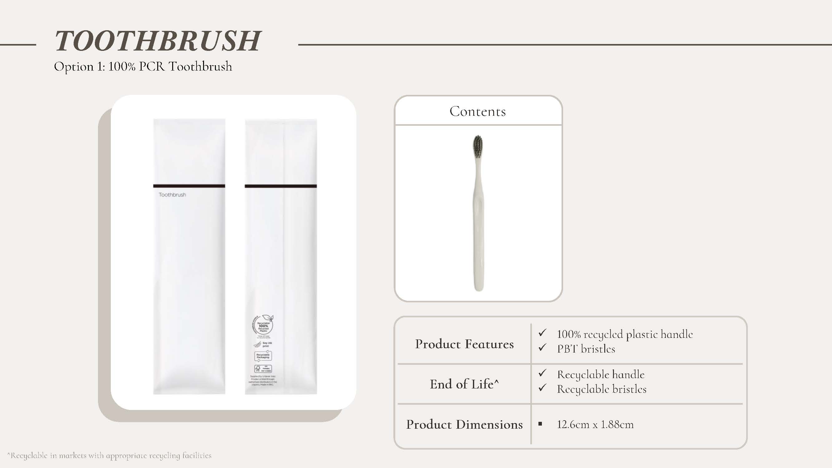 Kraft Paper Packaging By Marriott International